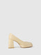 Sapatos de Plataforma em Bege